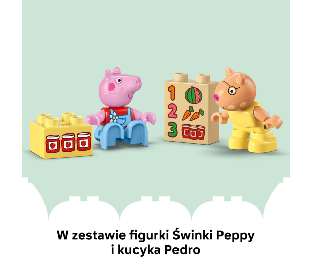 LEGO DUPLO 10468 Peppa Ciągnik i rynek - 1489541 - zdjęcie 8